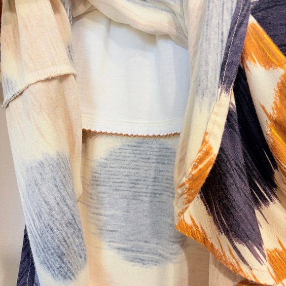 Anthropologie Maeve Melo Jersey Maxi Skirt Ikat Print Y2K - Picture 13 of 16